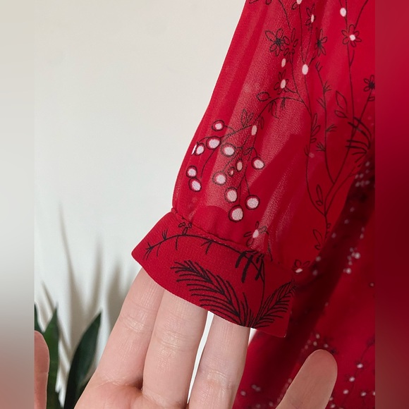 Madewell Hazelwood Wrap-Front Mini Dress in Windswept Floral - Picture 4 of 6